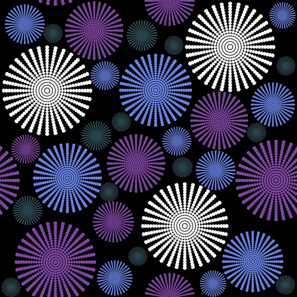 Seamless Background Pattern Stylized Flowers — Stock Photo, Image