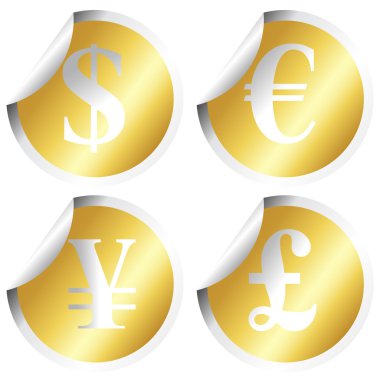 para sembolleri ile altın sopa