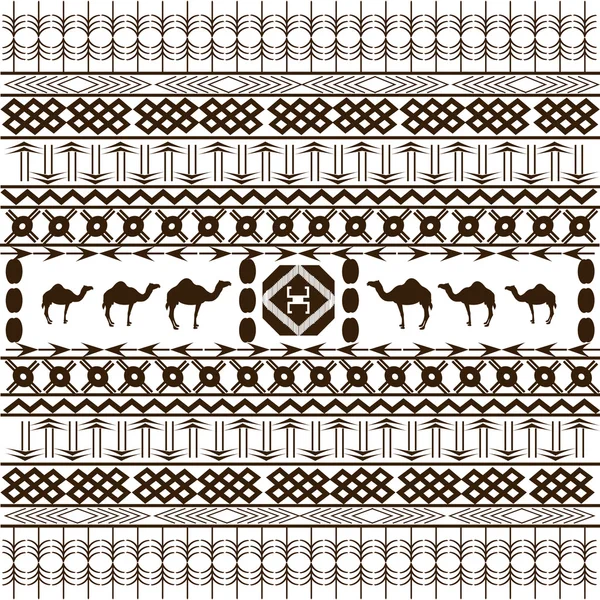 Afrikanischer Hintergrund, Textur mit Tieren und ethnischen Motiven — Stockfoto