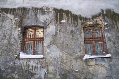 Lviv kış windows