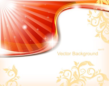 Vector floral Background eps10 clipart