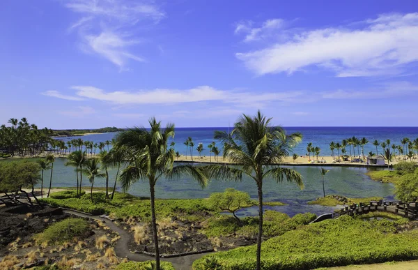 Anae'hoomalu bay, Hawaje — Zdjęcie stockowe