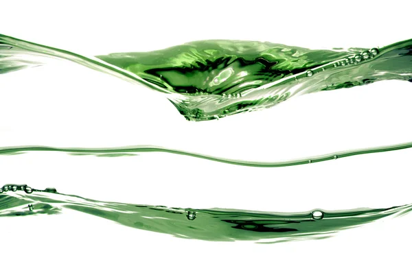 Зелена вода хвилі — стокове фото