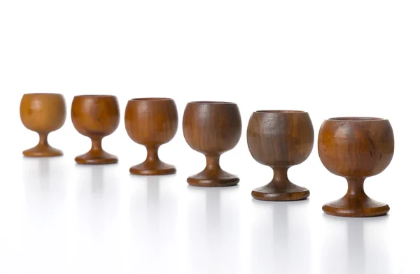 stock image Wooden cups