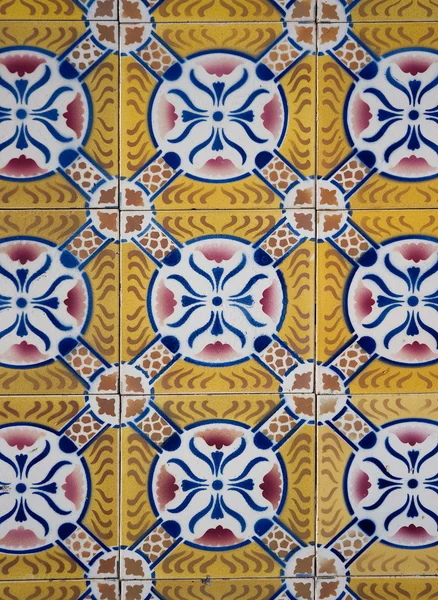 Azulejos antiguos ornamentales — Foto de Stock