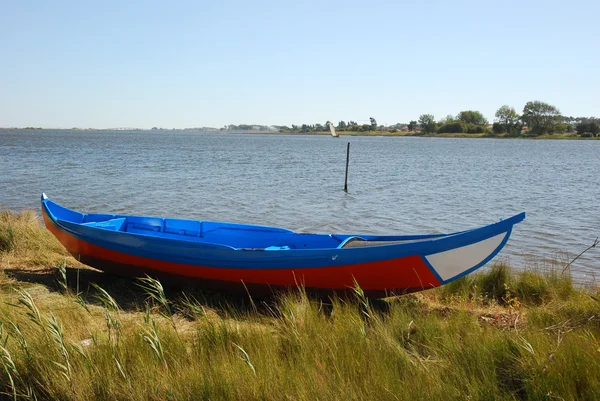 Färgglada fiskebåt — Stockfoto