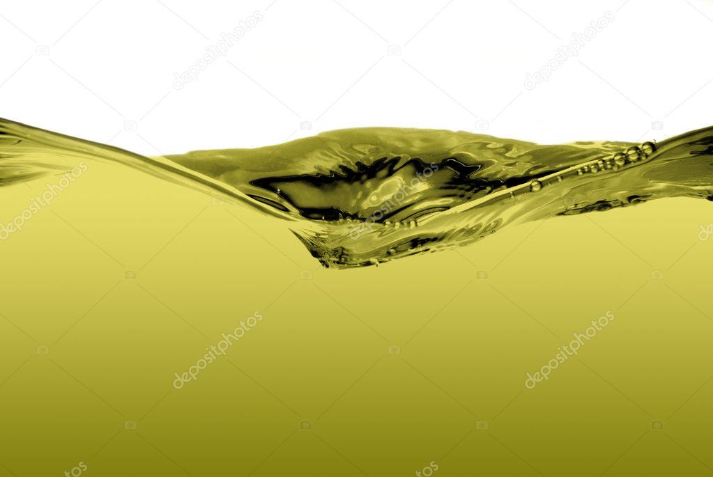 Green liquid wave