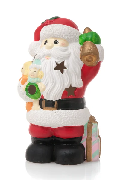 Керамический Санта-Клаус — стоковое фото