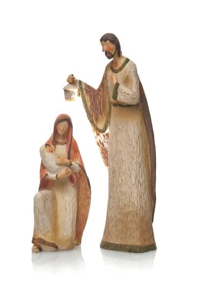 Maria, Jesus e José — Fotografia de Stock
