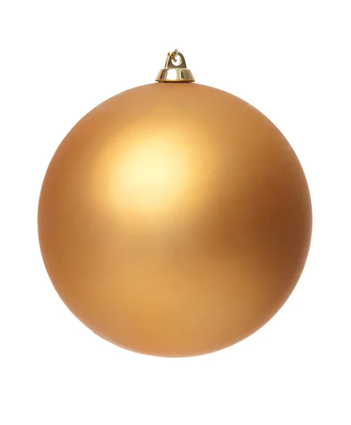 Yellow christmas ball — Stock Photo, Image
