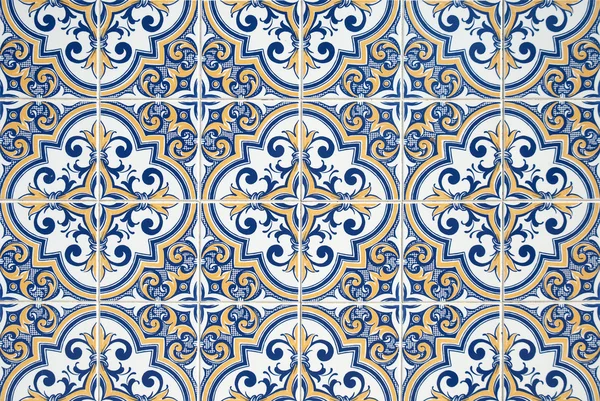 Geleneksel Portekiz azulejos — Stok fotoğraf
