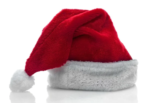 Traditionele rode Kerstman hoed — Stockfoto