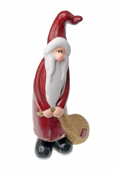 Keramik-Weihnachtsmann — Stockfoto