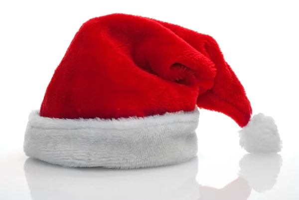Czerwony kapelusz Świętego Mikołaja — Zdjęcie stockowe