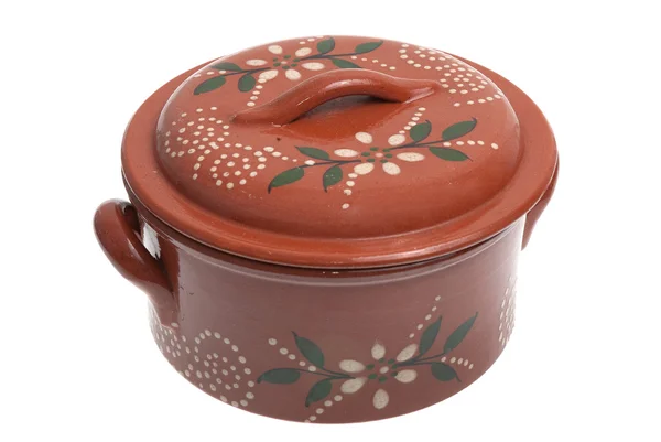 Clay pot for cooking — Stock Photo, Image