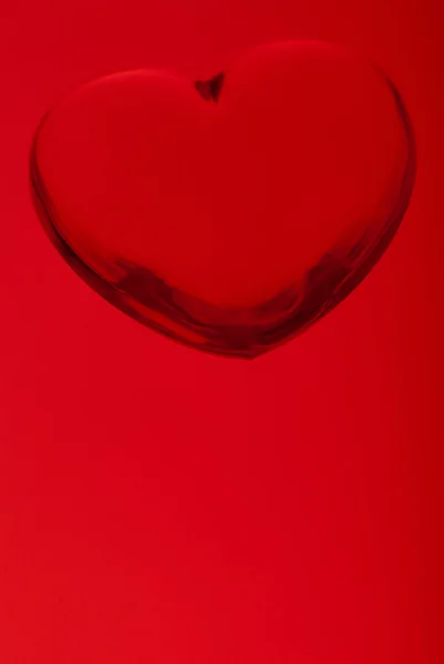 Acrylic Heart Shape Miniature Great Valentine Day Background Designs — Stock Photo, Image