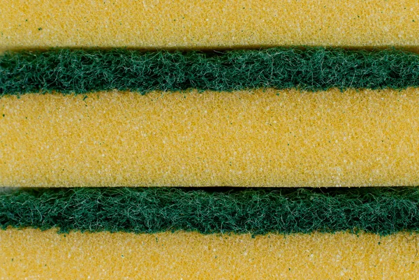 Green Yellow Sponge Texture Detail — Stock Photo, Image