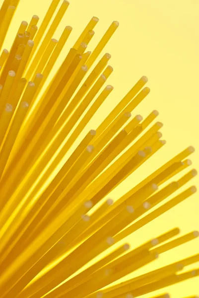 Makro Widoku Zupa Spaghetti Listów — Zdjęcie stockowe