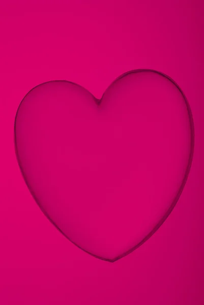 Acryl Herzform Miniatur Ideal Für Valentinstag Hintergrund Designs — Stockfoto