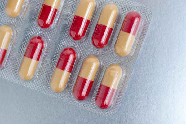 Medical pills background — Stock Photo, Image