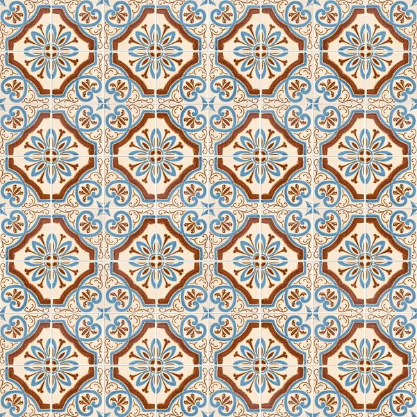 Seamless Tile Pattern Ancient Ceramic Tiles — Stock Photo, Image