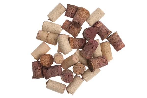 Used corks from bottles guilt — Stock Photo, Image