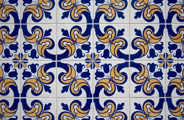 Португальська-глазуровані плитки . — стокове фото