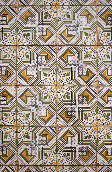 Portuguese glazed tiles. — Stock Photo, Image