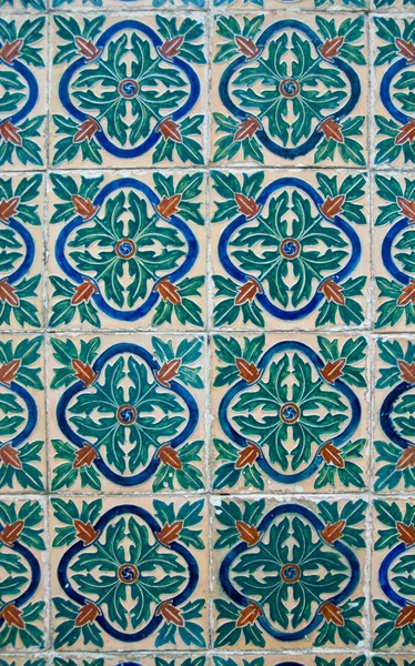 Azulejos esmaltados portugueses . — Foto de Stock