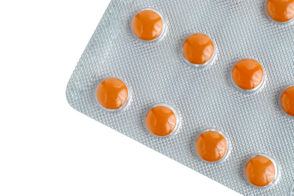 Pack de pilules orange — Photo