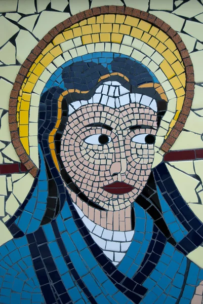 Vergine Maria Mosaico — Foto Stock