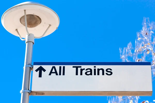 Wszystkie pociągi — Zdjęcie stockowe