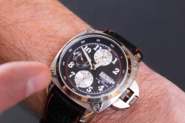 Men's Wristwatch clipart