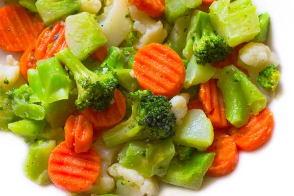Brócoli Coliflor Zanahorias —  Fotos de Stock