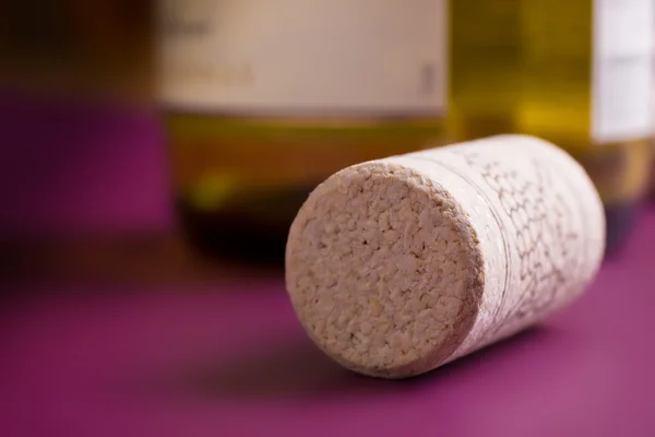Cork en wijn — Stockfoto