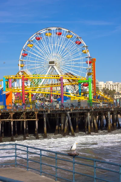 Santa Monica pier — Stok fotoğraf