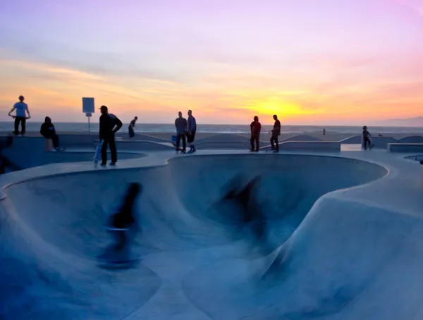 Sunset Skate — Stock Photo, Image
