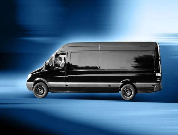 Van in Black — Stock Photo, Image
