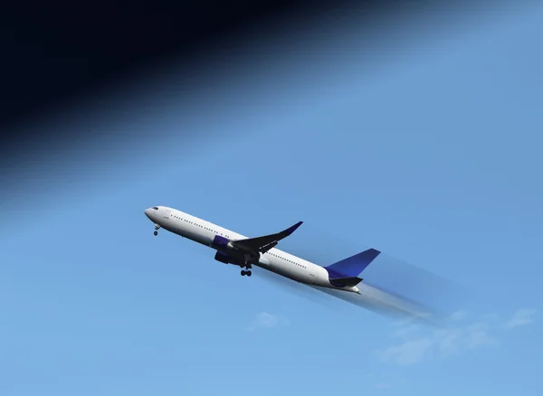 Samolotów na niebie — Zdjęcie stockowe
