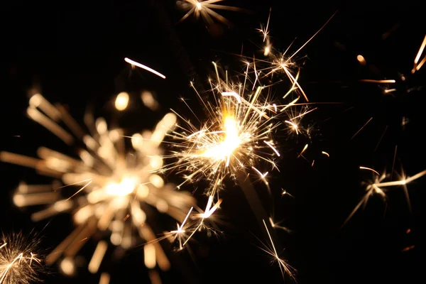 Flashing sparkler — Stock Photo, Image