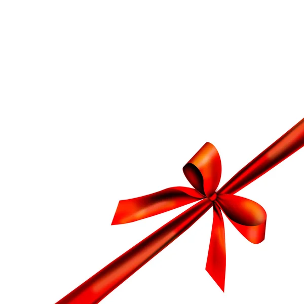 Red gift ribbon — Stock Photo, Image