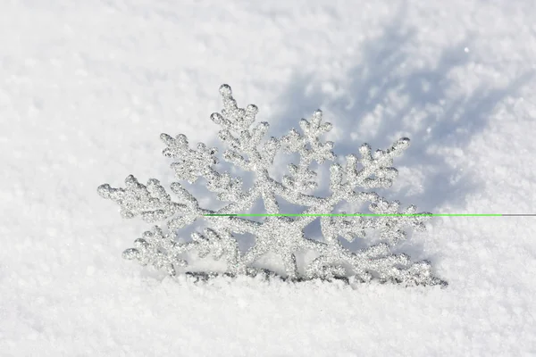 Bellissimo fiocco di neve — Foto Stock