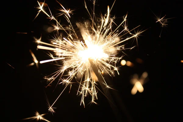 Impressionante sparkler — Fotografia de Stock