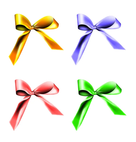 Colorful gift ribbons — Stock Photo, Image