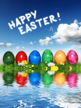 Happy Easter Dekoration clipart