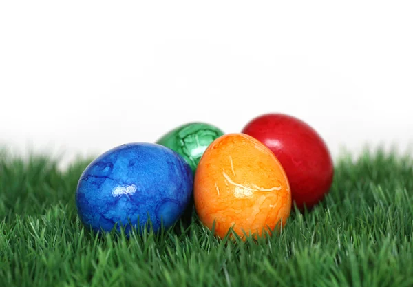 Belos ovos de Páscoa coloridos — Fotografia de Stock