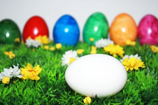 Kleurrijke Pasen decoratie — Stockfoto
