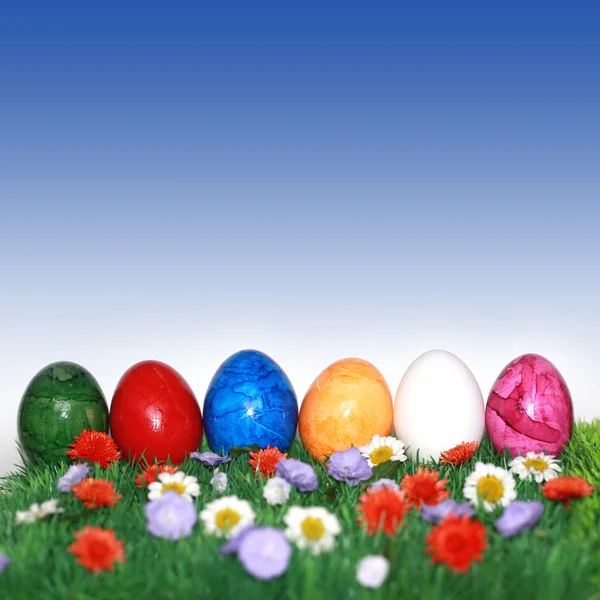 Easter with blue sky — Stock Photo, Image