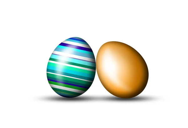 Hermosos huevos de Pascua — Foto de Stock