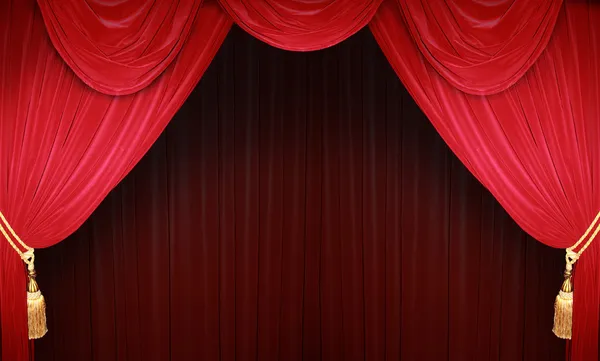 Theater Curtains — Stock Photo, Image